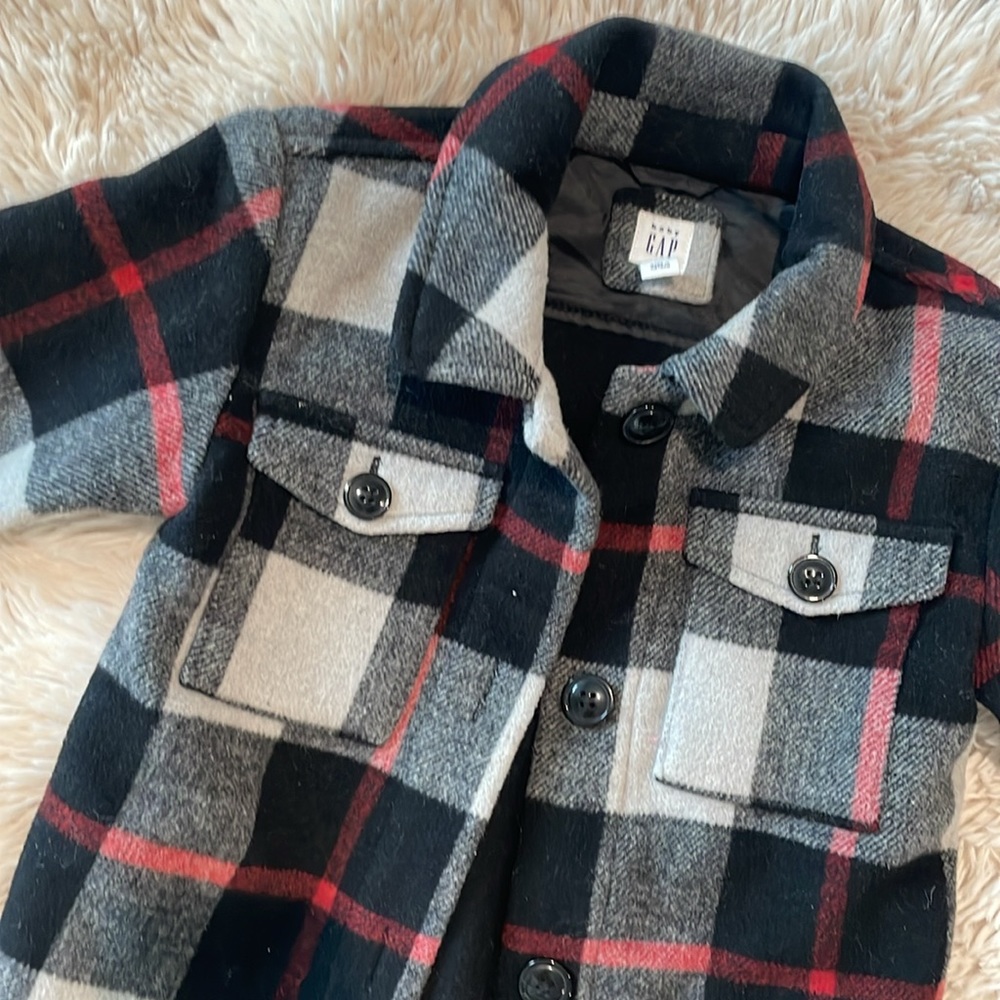 Toddler Wool Coat - Picture 2 of 4